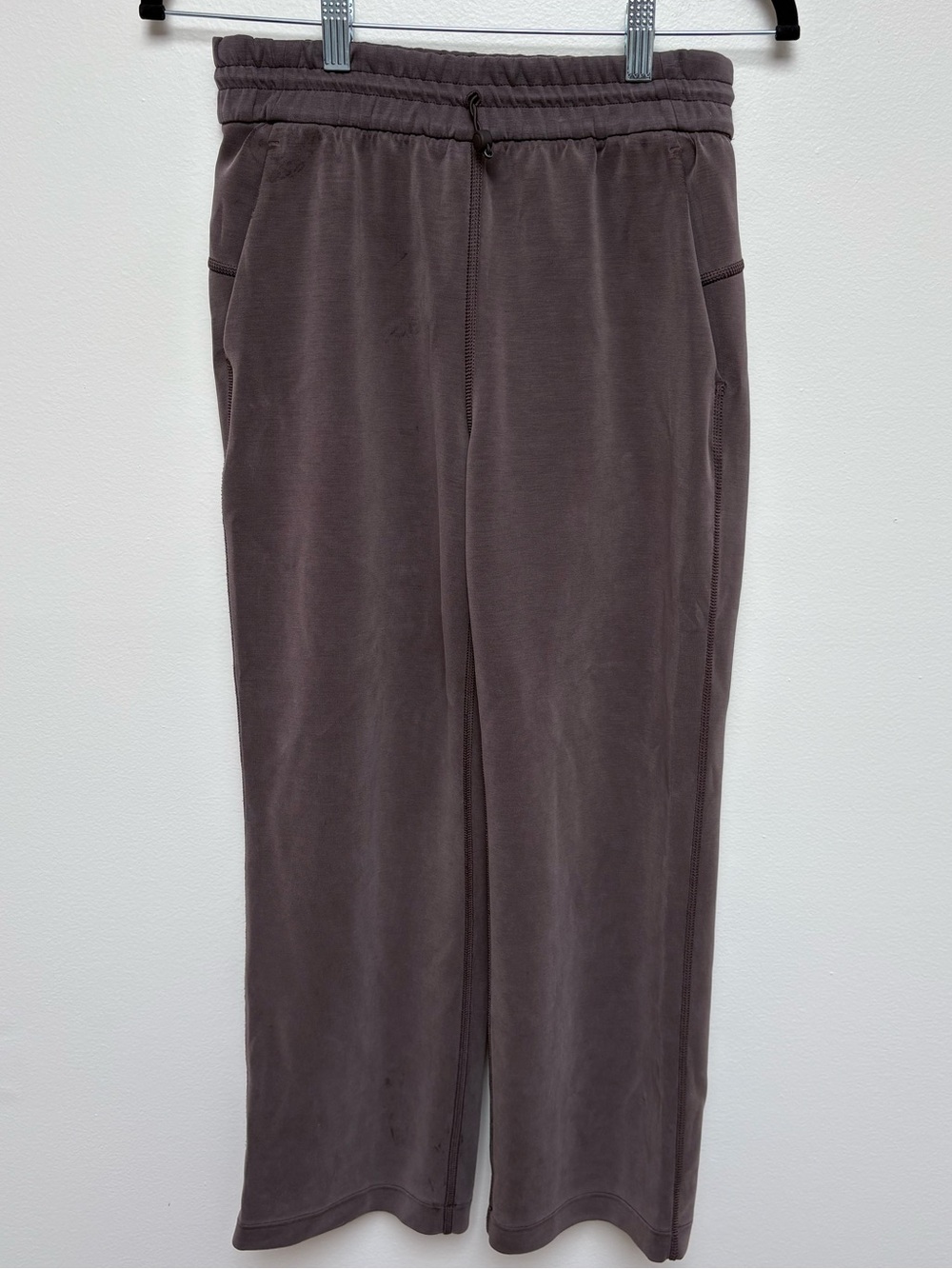 Lululemon Softstreme High Rise Straight Leg Crop Pants Taupe Size 4